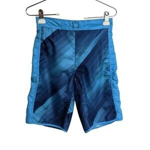 xhilaration Trunks Boys Youth L (14-16) Blue Swimwear Swim Shorts Kids Large